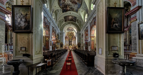 interior of a church in Krems