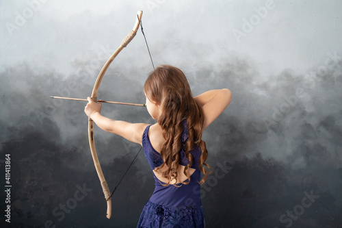 Ballerina with a bow