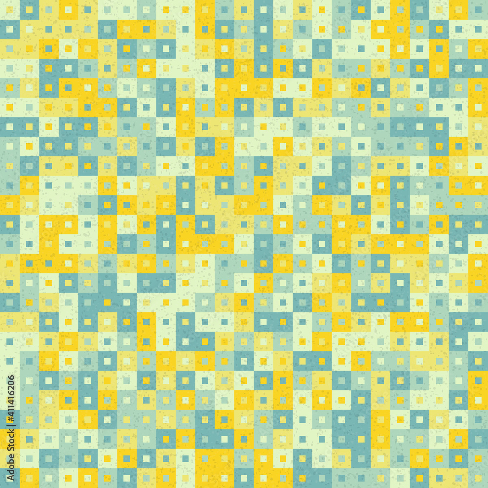 Fototapeta premium Abstract Geometric Pattern generative computational art illustration