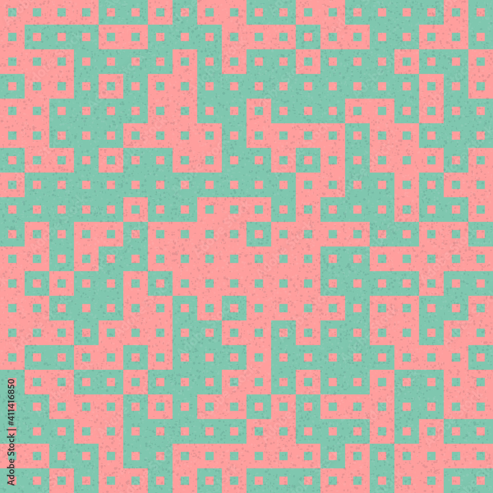 Fototapeta premium Abstract Geometric Pattern generative computational art illustration