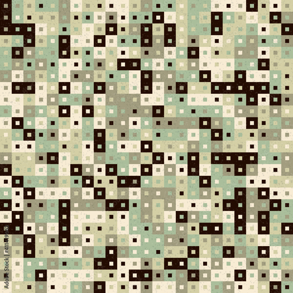 Fototapeta premium Abstract Geometric Pattern generative computational art illustration