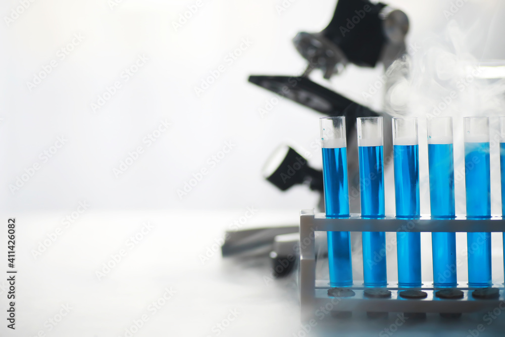 Vaccine vial search concept on table. Close up Vaccine flaskl for prevention,immunization and treatment. Vaccine vial search concept on table. Close up Vaccine flaskl for prevention,immunization and treatment.