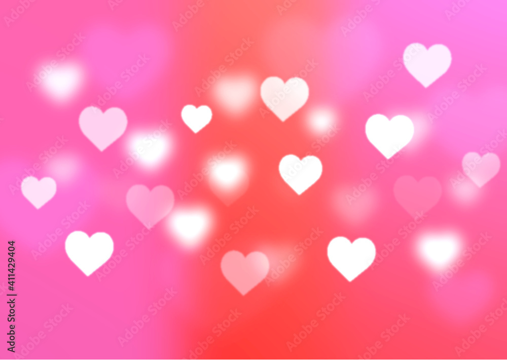 Untitled-1Abstract pink heart shape blur gradient texture background. Happy valentine, and love concept