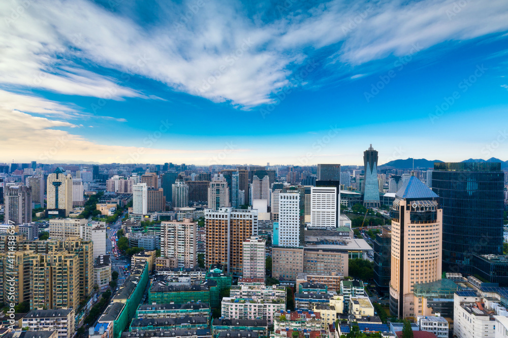 Fototapeta premium Urban scenery of Hangzhou, Zhejiang Province, China