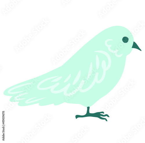 National Bird Day Vector Illustration. Image of a bird soaring in the sky. Silhouette of a bird. Feathers of a bird