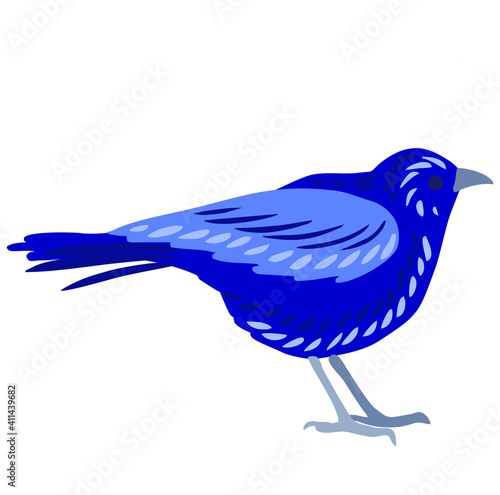 National Bird Day Vector Illustration. Image of a bird soaring in the sky. Silhouette of a bird. Feathers of a bird