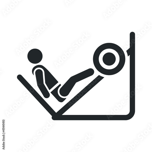 Lag press exercise icon