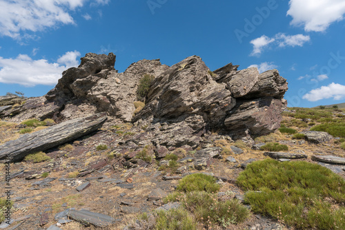 rocks on top of a Sierra Nevada mountain