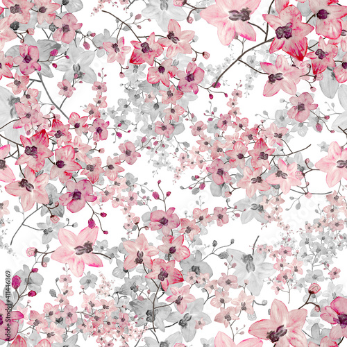 saemless blossom background