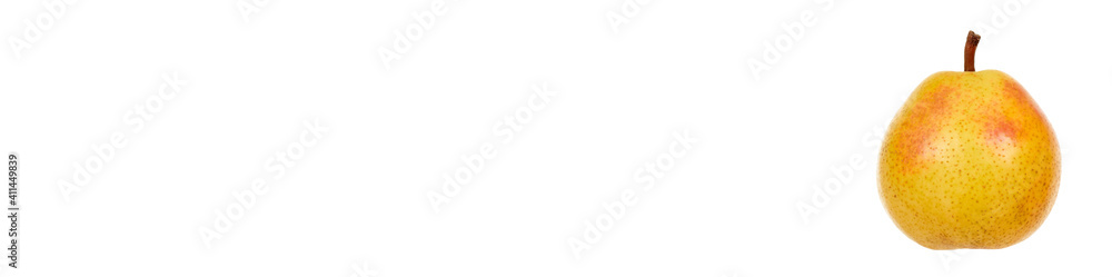 Fresh yellow pear isolated on white background. Fresh yellow pear isolated on white background.