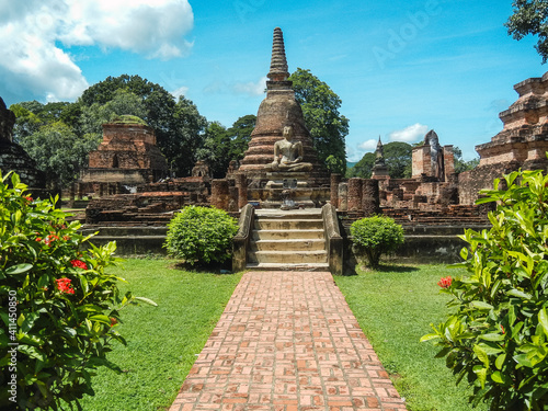 Sukhothai temple in thailand