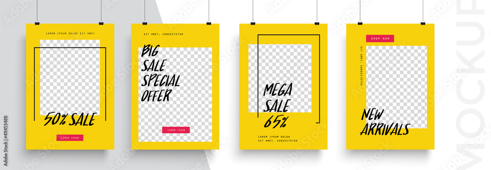 Plakat Sale poster template. Easy to adapt to brochure, annual report, magazine, poster, card, corporate presentation, portfolio, flyer, banner, website, app