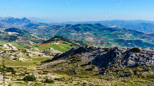 Mountain landscape Torcal de Antequera, Spain