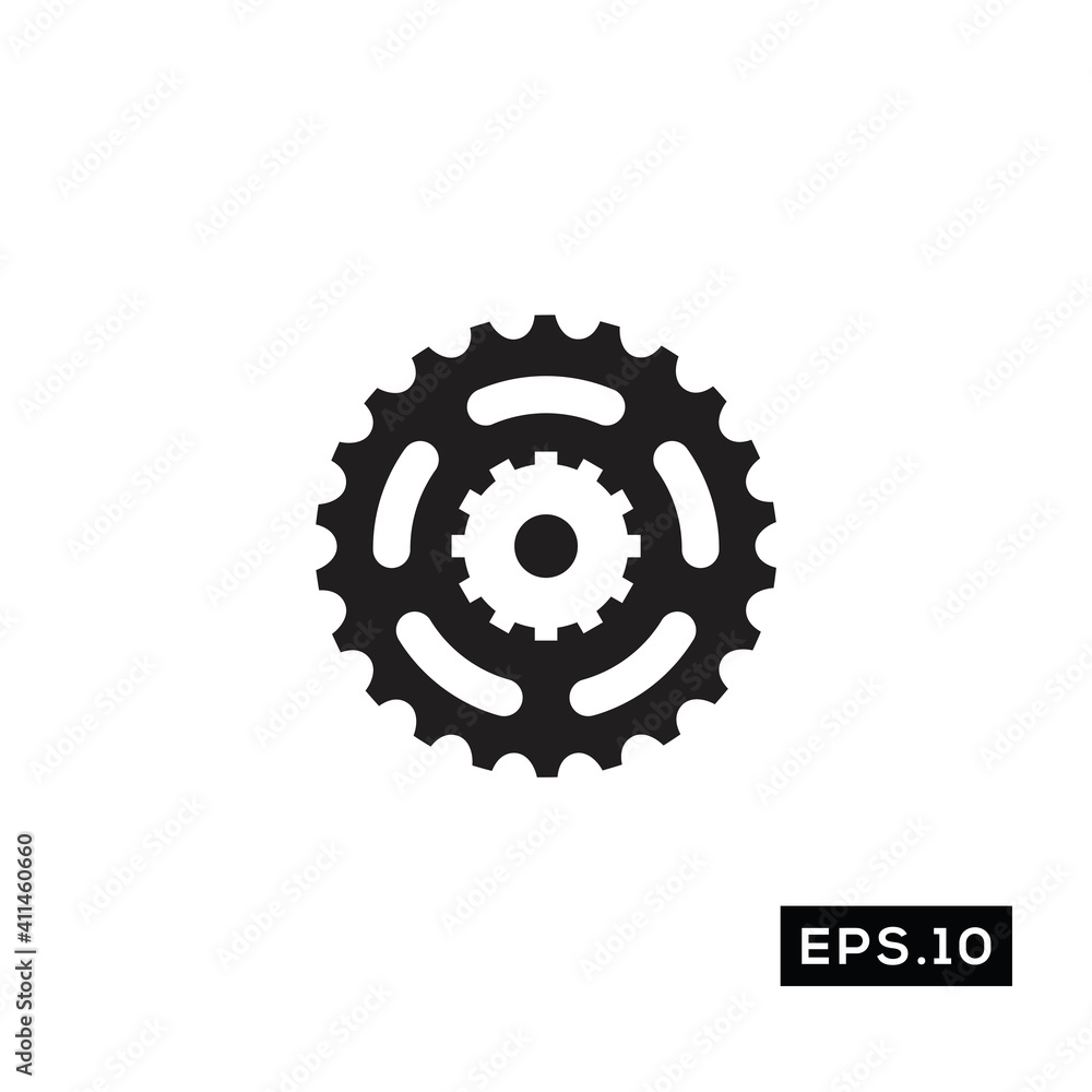 Gear Icon Vector. Gear Symbol Vector Gear Icon Vector. Gear Symbol Vector