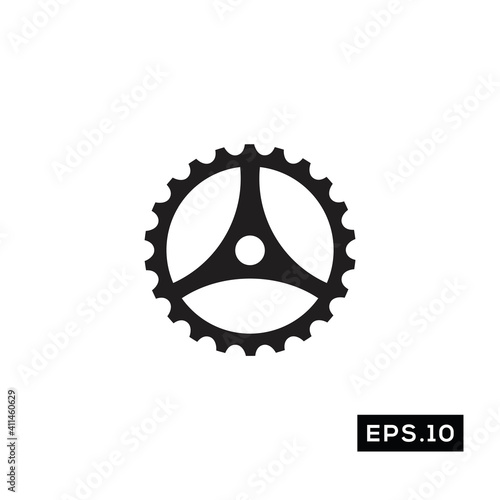 Gear Icon Vector. Gear Symbol Vector