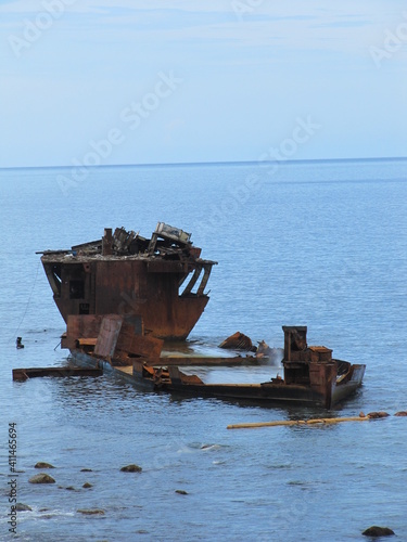 Erosion Schiffswrack
