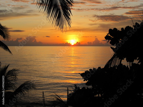 Tram Sonnenuntergang im Paradies