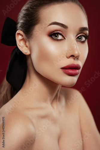 Attractive model with fashion makeup