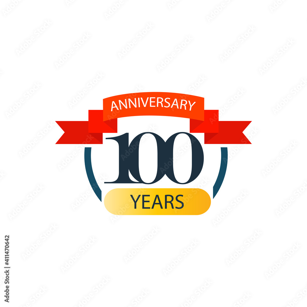 100 Anniversary celebration template vector design illustration 100 Anniversary celebration template vector design illustration