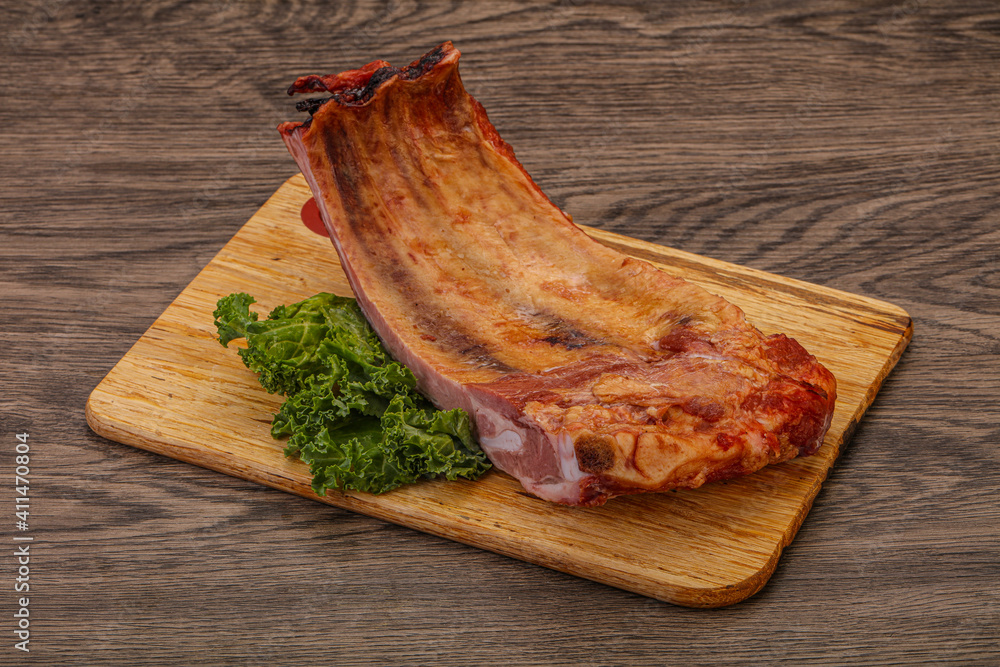 Smoked pork ribs with spices Smoked pork ribs with spices