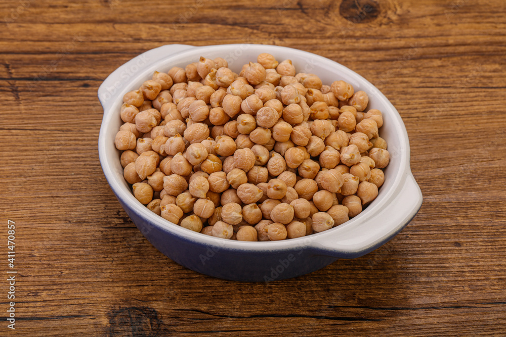 Vegan cuisine - Dry chickpea heap Vegan cuisine - Dry chickpea heap