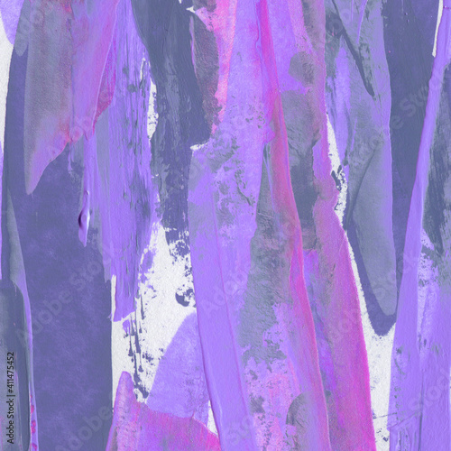 Modern contemporary acrylic background. Colorful texture made with a palette knife. Abstract painting on paper. Mess on the canvas.