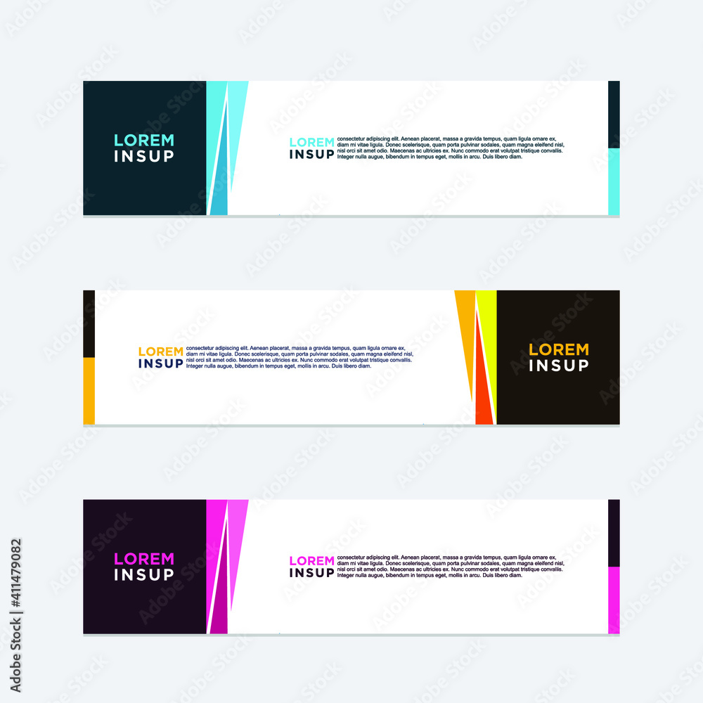 abstract geometric web design banner template isolated on dark grey background abstract geometric web design banner template isolated on dark grey background