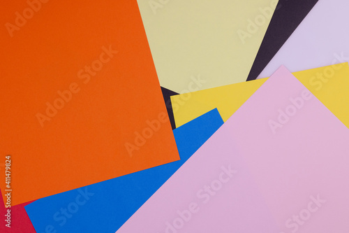Colorful blank cartons texture and background
