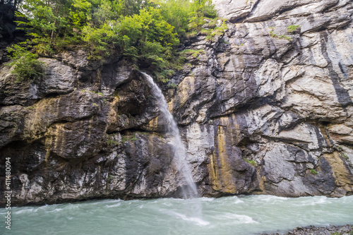 Aare Gorge in Berner Oberland in Switzerland