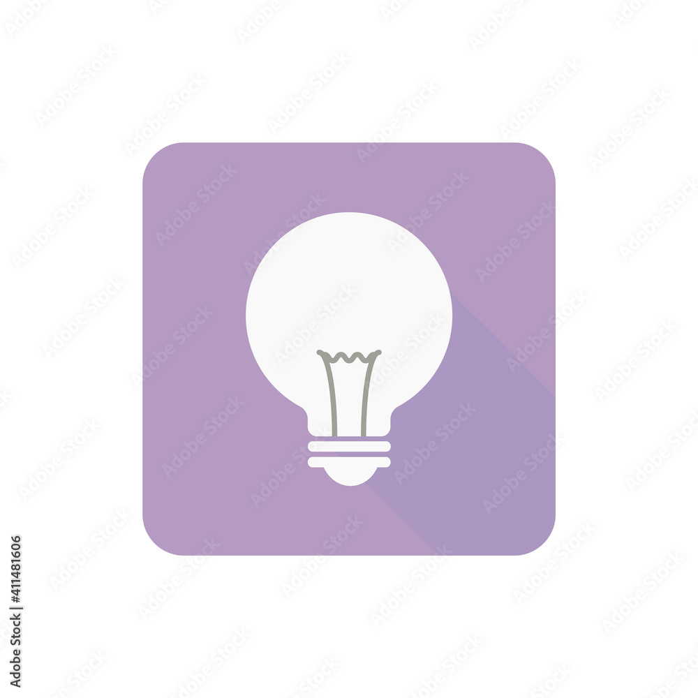 Flat icon bulb. Vactor illustration. Flat icon bulb. Vactor illustration.