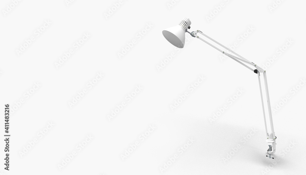 3d rendered illustration of a study lamp 3d rendered illustration of a study lamp