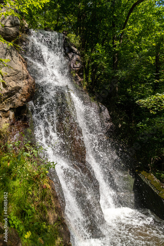 Trusetaler waterfall near Brotterode-Trusetal in Thuringia