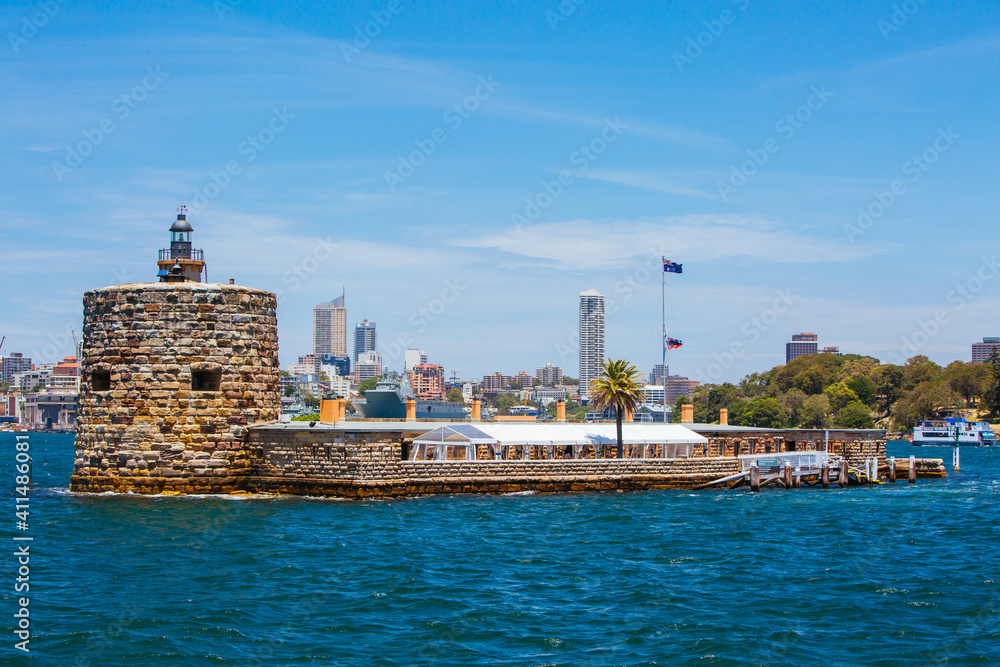 Sydney Harbour and Fort Denison Australia