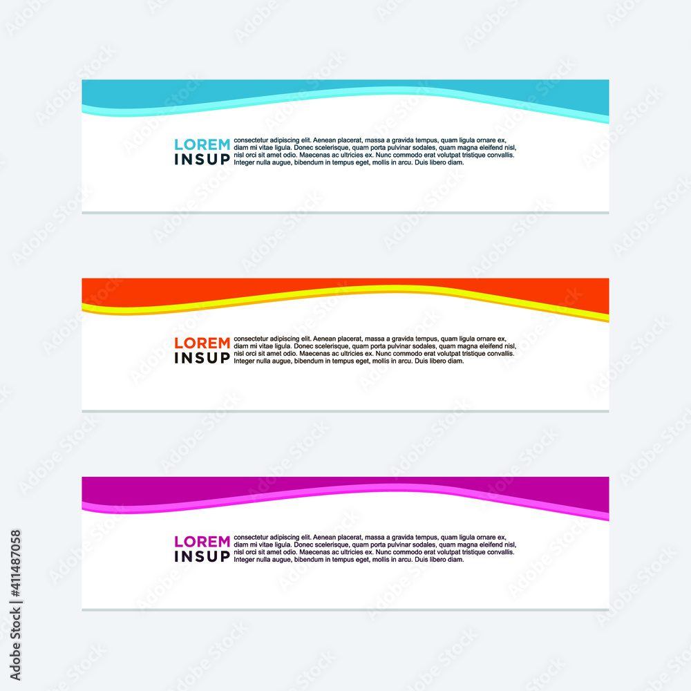abstract geometric web design banner template abstract geometric web design banner template