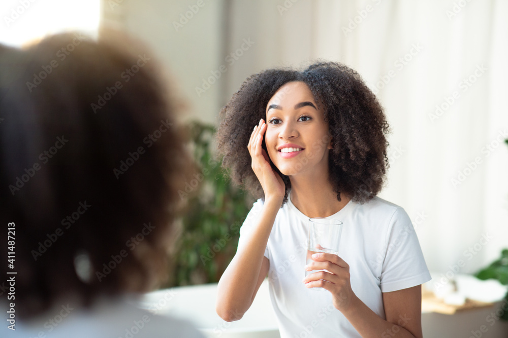 Water balance, healthy lifestyle and perfect skin Water balance, healthy lifestyle and perfect skin