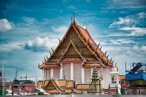 Wat Kalayanamitr Varamahavihara, Wat Kanlayanamit Woramahawihan is a Buddhist temple in Bangkok, Thailand. photo