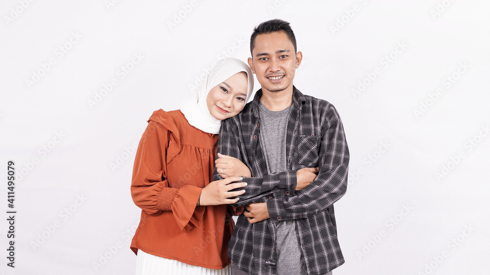 asian couple romantic style isolated white background asian couple romantic style isolated white background