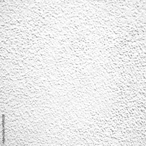 Rough white relief stucco wall texture background in close up. Vector illustration can be used as wallpaper cover page and have copy space for text.