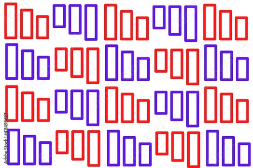 red and blue bar abstract or illustration for video background