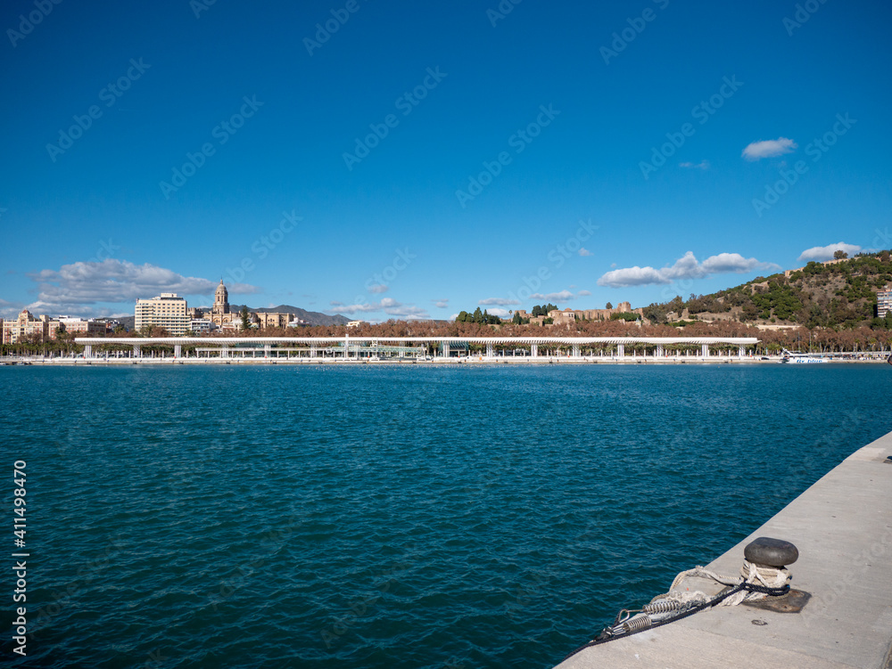 Port elements of the maritime port of Malaga Port elements of the maritime port of Malaga
