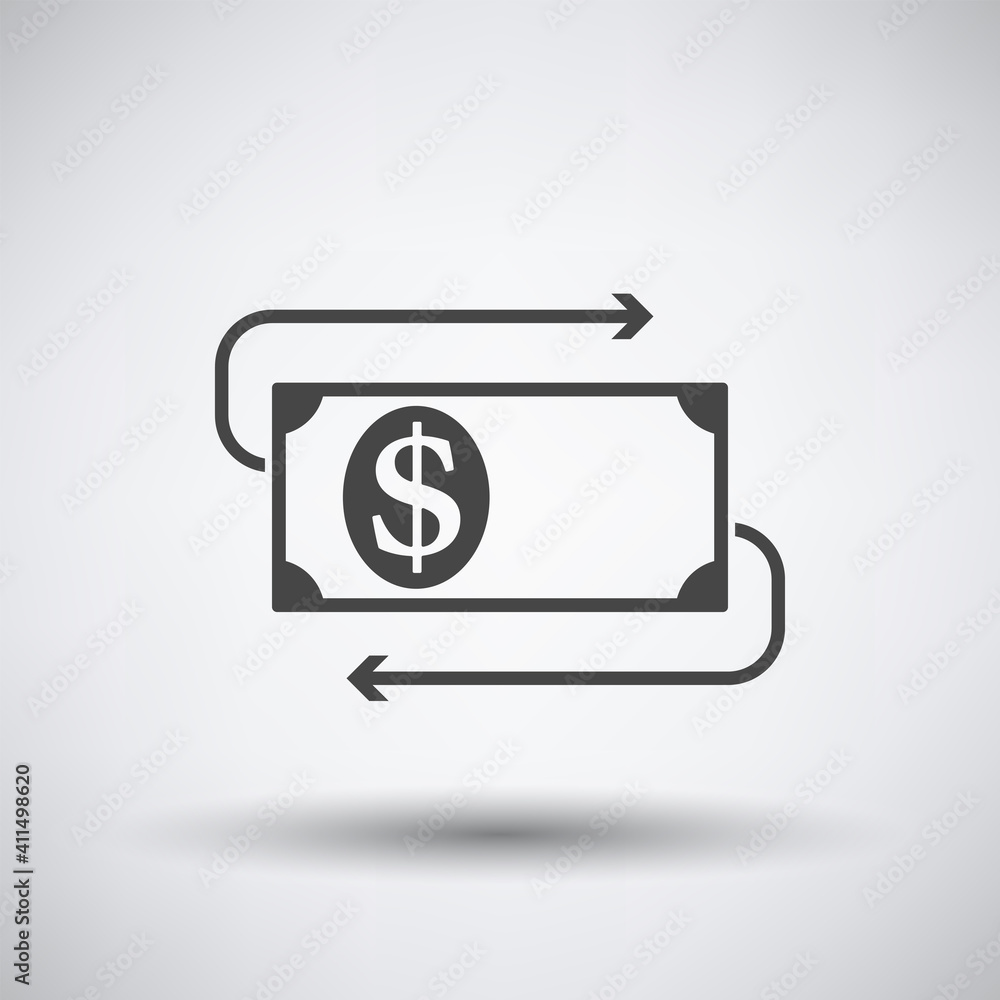 Cash Back Dollar Banknote Icon Cash Back Dollar Banknote Icon