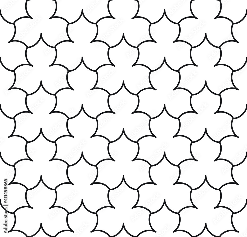 abstract seamless flower tessellation background abstract seamless flower tessellation background