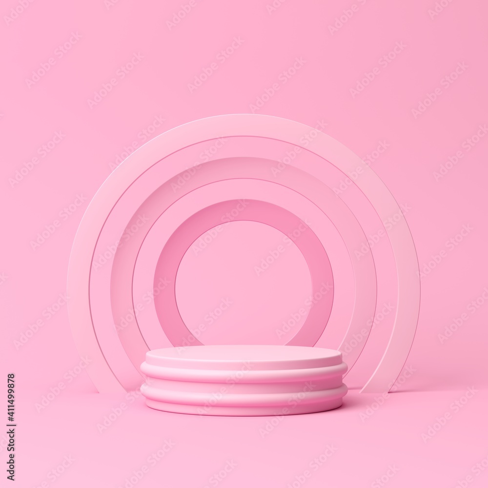 Obraz premium Abstract background minimal style for product branding. Mock up scene with empty space. 3d render