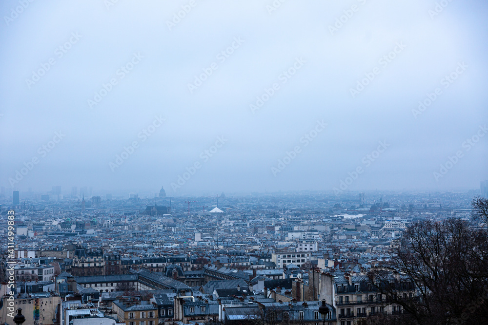 View to Paris from Montmartre