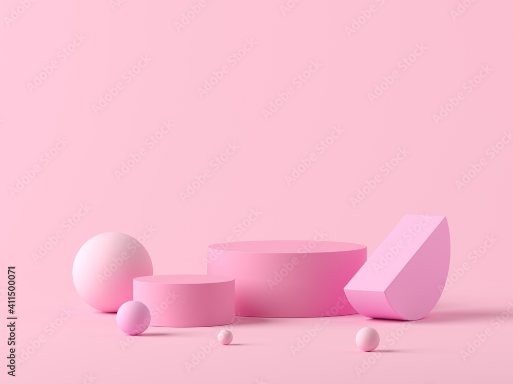 Abstract background minimal style for product branding. Mock up scene with empty space. 3d render