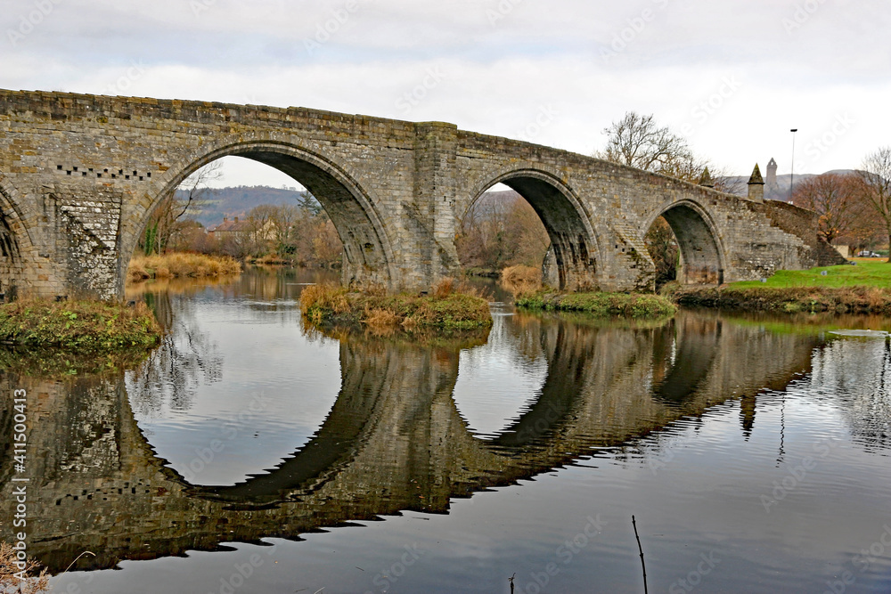 Stirling Old Bridge in Scotland	