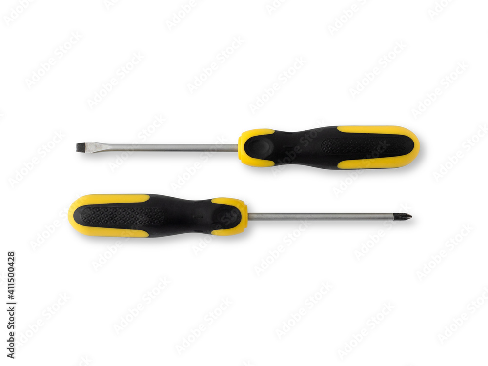 screwdriver isolated on white background screwdriver isolated on white background