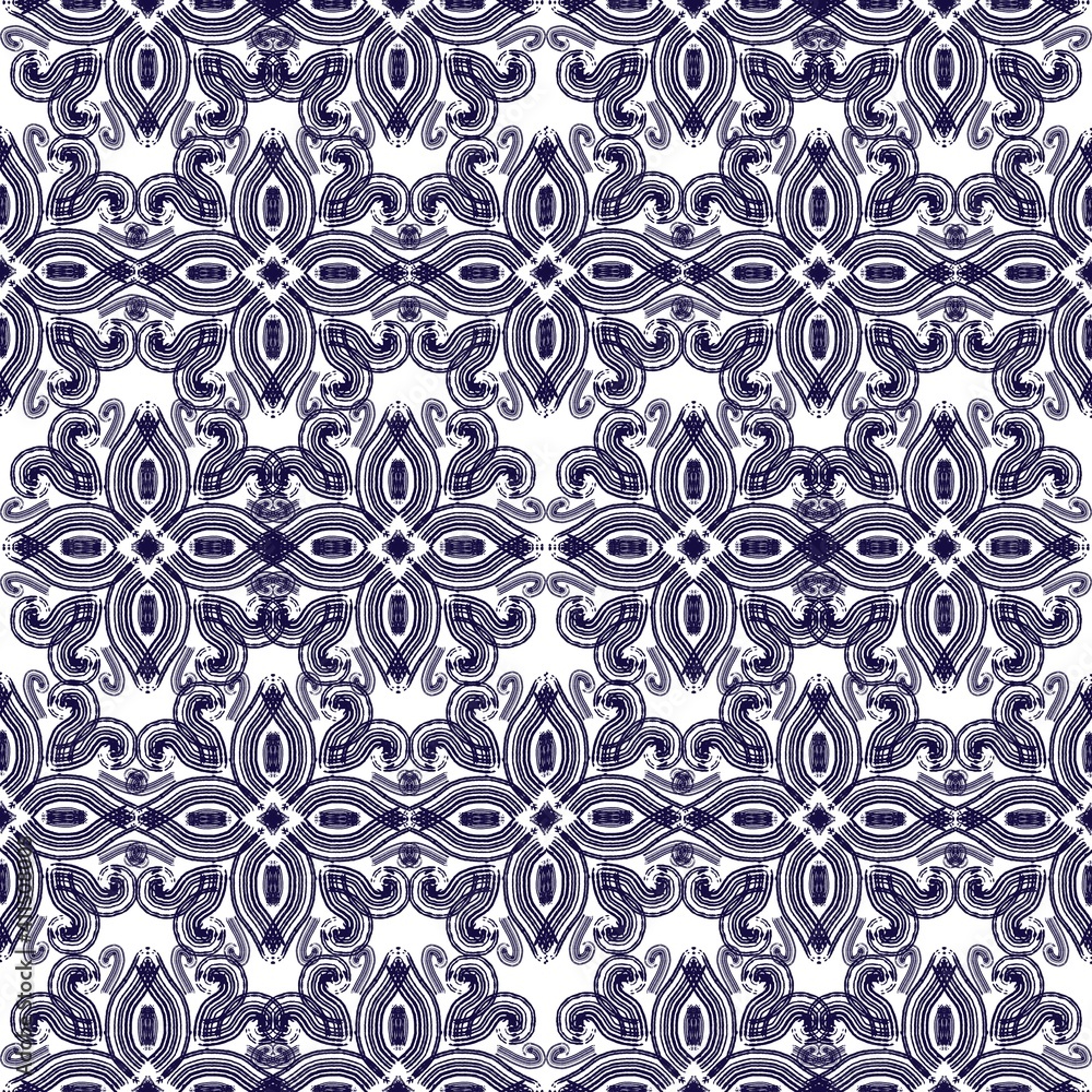 seamless damask pattern