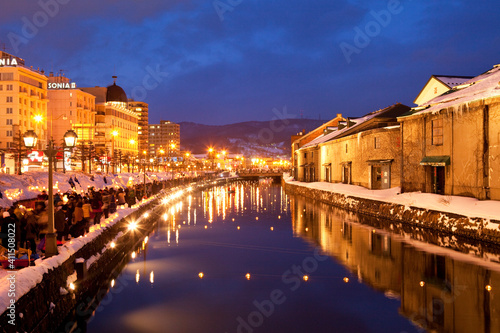 北海道小樽運河Hokkaido Otaru canal