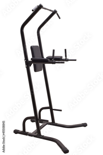 Gym machine isolated on white. Healthy lifestyle. Power sports trainer